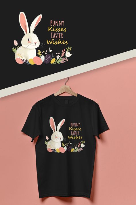 Bunny Kisses Easter Wishes Womans Summer Outfits, Easter Decor Dollar Tree, Easter Shirts For Kids, Dollar Tree Easter Crafts, Easter Clothes, Easter Shirts, Easter Fashion, Woman Outfit, Outfits Woman