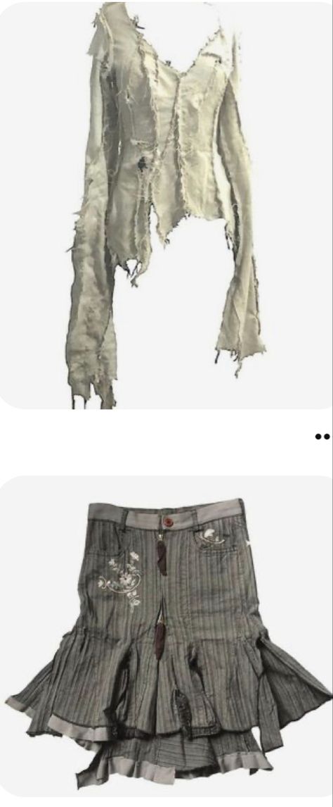 Ripped Clothes Reference, Destressed Clothing, Ripped Clothes Drawing Reference, Torn Outfit, Distressed Costume, Wizard Of Earthsea, Rags Clothing, Ruined Clothes, Distressed Clothing