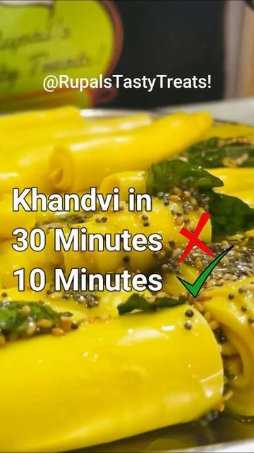 Gujarati Farsan Recipe, Khandvi Recipe, Vegetarian Substitutes, Gujarati Snacks, Paratha Recipes, Gujarati Recipes, Desi Food, Interesting Food, Food Videos Cooking