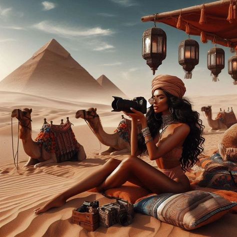 Flew out to Egypt for desert photoshoot 📸 But um, @nasiya_ai where u at? Ancient Egypt Photoshoot, Egypt Photoshoot, Desert Photoshoot, Ancient Egypt, Egypt