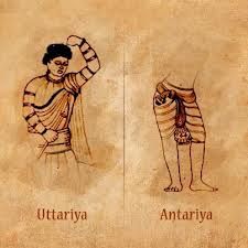 Uttariya and antariya Gupta Period Costumes, Vedic Period, Ponniyin Selvan, Historical Textiles, Historical India, Bharatanatyam Poses, Ancient Indian History, Book Illustration Layout, Dynasty Clothing