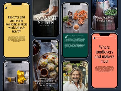 Social Media Posting, Case Study Design, Photo Elements, Unique Vegetables, Food Web, Brand Communication, Marketing Images, Tasting Menu, Web Inspiration