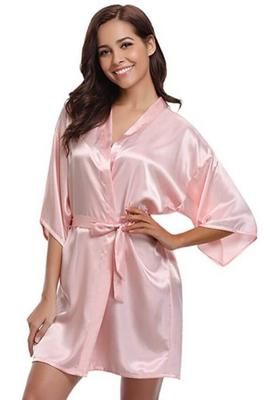 Silk Bridesmaid Robes, Moda Kimono, Short Kimono Robe, Bridesmaid Robes Floral, Bath Robes For Women, Mode Kimono, Silk Kimono Robe, Satin Kimono, Satin Short