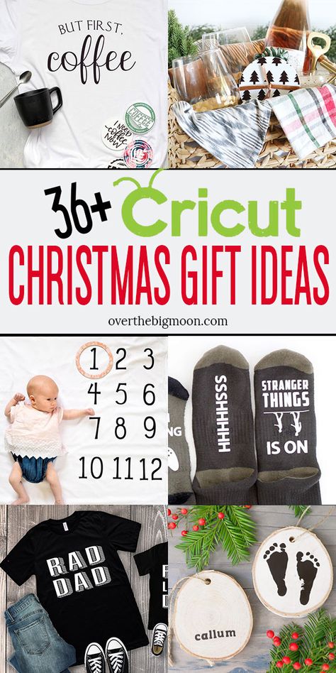 Cricut Christmas Gift Ideas, Cricut Christmas Gift, Diy Gifts Cheap, Cricut Christmas Ideas, Easy Handmade Gifts, Handmade Gift Ideas, Cricut Christmas, Easy Diy Gifts, Diy Cricut