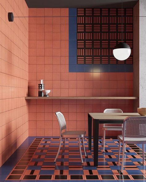 Nathalie Du Pasquier, Patterned Tiles, Tile Design Pattern, Floor Tile Design, Flooring Inspiration, Engineered Flooring, Retro Interior, Beautiful Tile, Tile Patterns