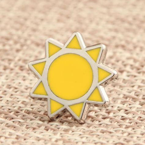 0.5’’ hard enamel pins with silver finish Our Little Sun Custom Pins was the Hard Enamel Pins, with silver finish, and one butterfly clutch behind it. If you like our Little Sun Custom Pins or also want to custom pins by yourself please contact us. Sun Enamel Pin, Sundrop Cosplay, Spider Sona, Sorority Pins, Cute Enamel Pins, Shirt Pins, Butterfly Clutch, Pin Enamel, Free Artwork