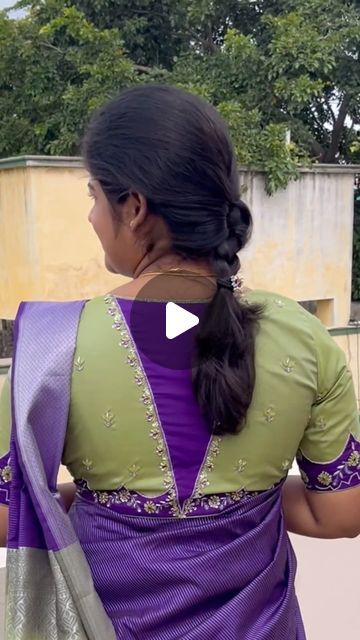 Swathi sundarrajan on Instagram: "Saree @akira_sarees_official 
Blouse @yuhaa_boutique 
Saree was too good and loved the colour combo.do check their profile for more collections. And special giveaway is happening don’t miss it out .
Blouse design ❤️ #stylewithswathi
Saree prepleating and box folding service available 
Self saree draping and professional draping class with government certification ✅
- Saree Pleating 
 -  Saree Ironing 
 -  Saree Folding
 -  Saree Draping 

Join now and you will know :
 - how to drape Saree in perfection 
 - how to drape the folded saree in 5 minutes 

Block your seats now. 
If u wanna drape your saree like pro with in 5 mins then you can send your saree for prepleating . 
🥻saree will be prepleated according to your body type .
🥻saree will be pleated irone Stiff Saree Blouse Designs, Self Colour Blouse Designs, Gap Border Blouse Designs, Professional Blouse Designs, Checks Saree Blouse Designs, Blouse Back Neck Designs Pattern, Pleating Saree, Saree Prepleating, Pleated Blouse Designs