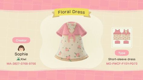 Animal Crossing Pink Dress, Purple Animal Crossing, Animal Crossing Pink, Animal Crossing Dress, Acnh Dress, Cute Animal Crossing, Cute Lace Dresses, Acnh Clothes, Animal Crossing 3ds