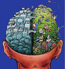 Right Brain vs. Left Brain Creativity Test Left Brain Right Brain, It Service Management, Cognitive Dissonance, Learning Tips, Right Brain, Gambar Figur, Surprising Facts, Human Brain, Neurology