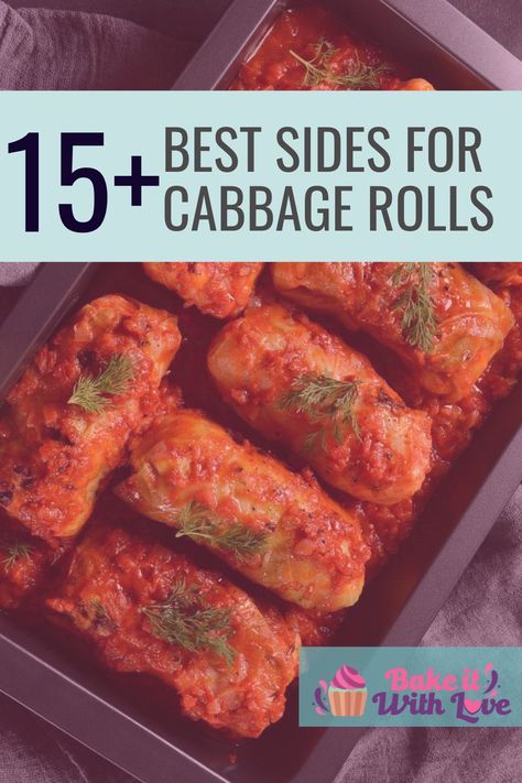 What To Serve With Cabbage Rolls, What To Make With Cabbage, Best Cabbage Rolls Recipe, Slow Cooker Kielbasa, Delicious Side Dishes, Cabbage And Noodles, Roasted Tomato Basil Soup, Roasted Garlic Mashed Potatoes, Garlic Roasted Broccoli