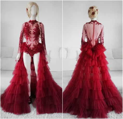 Hawthorn Berry Bodysuit Rouge Outfits, Moulin Rouge Dress, Satine Moulin Rouge, Moulin Rouge Outfits, Phoenix Gown, Rouge Dress, Crystal Gown, Black Widow Costume, Flower Gown