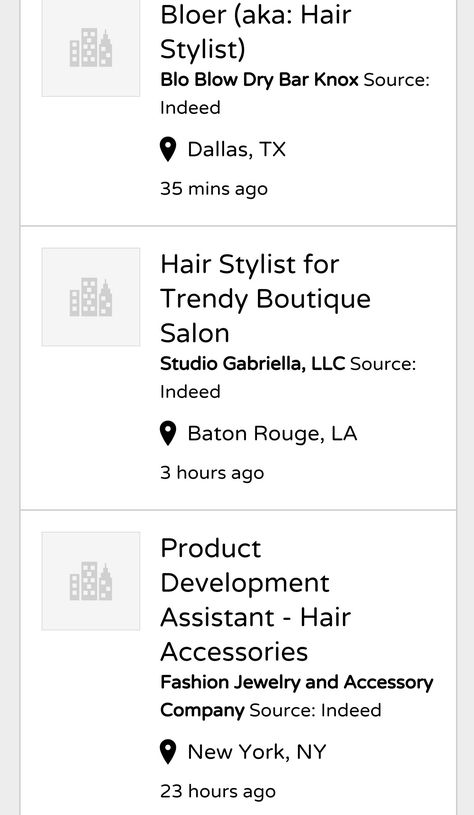 Find salons hiring in your area. www.salonhelpwanted.com Fashion Stylist Resume, Unique Hair Salon, Blo Blow Dry Bar, Receptionist Jobs, Best Hair Stylist, Blow Dry Bar, Free Brochure Template, Trendy Boutique, Marketing Images