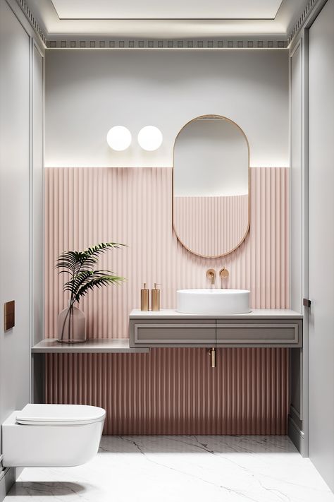 Funky Bathroom, Bathroom Design Styles, Wc Design, Bathroom Color Schemes, Washroom Design, Diy Wall Shelves, Bathroom Design Decor, Toilet Design, Bathroom Inspiration Decor