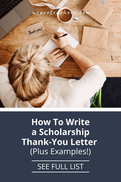 This quick guide will help you write a great thank-you letter for scholarship awards. Always thank your donors for their gift! Scholarship Thank You Letter, High School English Lesson Plans, Teacher Communication, High School English Lessons, Appreciation Letter, Parent Teacher Communication, High School Books, English Lesson Plans, Student Scholarships