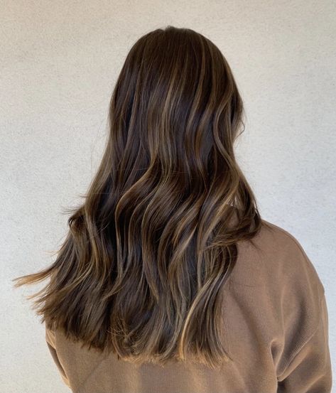 Cocoa Highlights, Gorgeous Brown Hair, Brown Hair With Lowlights, Beige Hair, Brown Hair Looks, Brown Hair Inspo, Brunette Hair With Highlights, Brunette Balayage Hair, Brown Hair Balayage