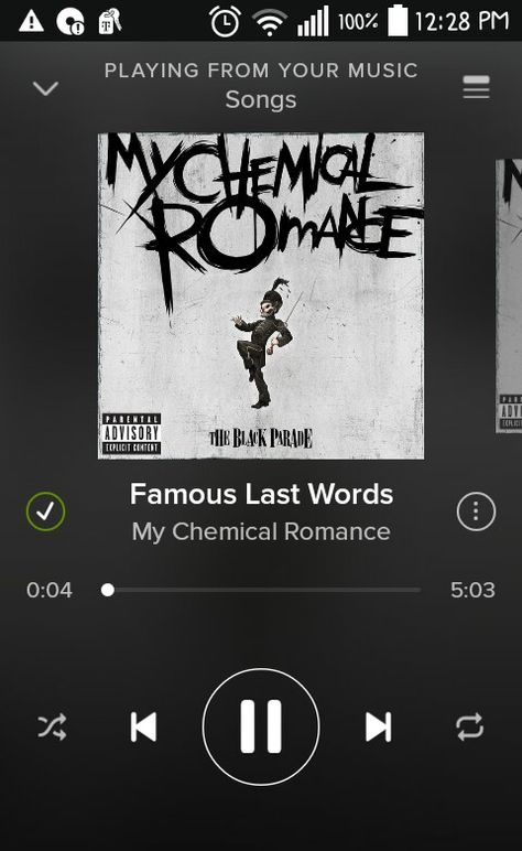 Famous Last Words- My Chemical Romance Teenagers My Chemical Romance, My Chemical Romance Songs, Welcome To The Black Parade, The Black Parade, Black Parade, Bring Me The Horizon, Famous Last Words, My Chemical, My Chemical Romance