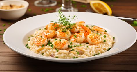 Craving authentic Italian flavors? Gordon Ramsay's seafood risotto guide unlocks the secrets to creamy, flavorful perfection. Dive into this luxurious dish that's bound to become a family favorite. Click for the full recipe! Scallop Risotto Recipes, Scallop Risotto, Finger Foods Appetizers, Risotto With Shrimp, Gordon Ramsay Dishes, Shrimp Risotto, Seafood Risotto, Gordon Ramsay Recipe, Shrimp Scallops