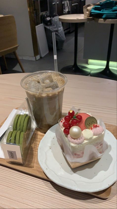 Strawberry Shortcake, Iced Coffee, Matcha, Coffee, Cake, Quick Saves