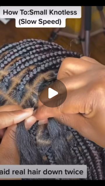 Melrozay on Instagram: "Reposting… This video helped me learn how to do knotless braids… #knotlessbraids #braider #protectivestyle #summer #boxbraids #braids #kidsprotectivestyles" How To Part Box Braids Natural Hair, How To Start Knotless Braids, Knotless Box Braids Medium Tutorial, Knotless Braids Tutorials Videos, How To Knotless Braids, How To Knotless Box Braids, How To Do Box Braids On Yourself, How To Do Knotless Braids, How To Do Knotless Box Braids