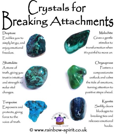 Crystals for breaking attachments/letting go Chakra Clearing, Reiki Symbols, Crystal Guide, Crystals Healing Properties, Spiritual Crystals, Reiki Healing Crystals, Crystal Therapy, Samana, Crystal Healing Stones