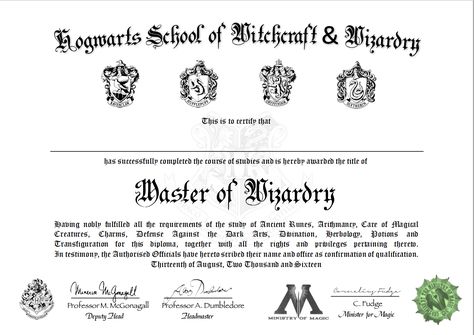 Free certificate of Hogwarts to download and use Hogwarts Diploma Printable Free, Hogwarts Diploma, Hogwarts Graduation, Harry Potter Graduation, Graduation Certificate Template, Harry Potter Free, Harry Potter Classroom, Harry Potter Printables, Free Certificates