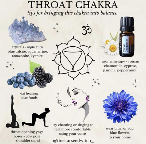 Chakras Third Eye, Chakra Information, Chakra Guide, The Throat Chakra, Throat Chakra Healing, Chakra Healing Meditation, Chakra Health, Cow Pose, Chakra Affirmations