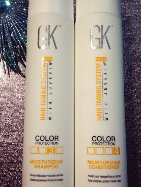 Juvexin Color Protection Shampoo & Conditioner by GK Hair Keratin Shampoo And Conditioner, Keratin Shampoo, Shampoo Reviews, Keratin Hair, Shampoo Conditioner, Hair Products, Keratin, Shampoo And Conditioner, My Hair