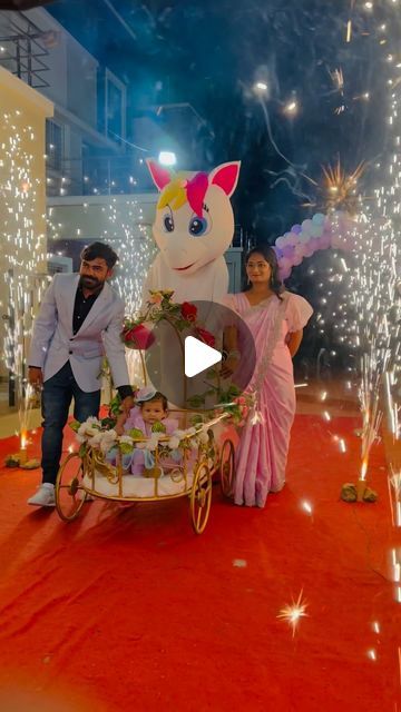 Birthday decorations in pune on Instagram: "#Entry#buggy #babygirl #cutebaby #mom #dad #cutie #cutness #family" Birthday Function Decoration, Baby Ceremony Decorations, Birthday Entry Ideas For Kids, Birthday Decoration Video, Birthday Decorations Videos, 1st Birthday Entry Ideas, Mom With Kids Photoshoot, One Year Birthday Decoration, Birthday Decoration For Baby Girl