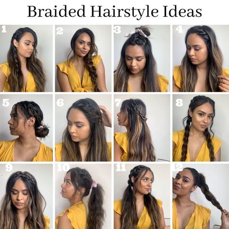 Braided Flat Iron Hairstyles, Easy Braided Hairstyle, Braid Videos, Vlasové Trendy, Braided Hairstyle, Hair Stylies, Work Hairstyles, Hair Braid, Braided Hairstyles Tutorials