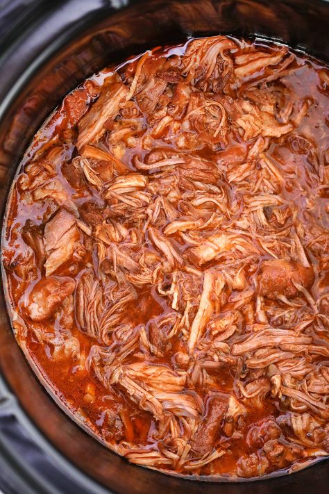 Slow Cooker Pulled Pork is for the meat lovers who simply cannot resist tender and juicy shredded meat! Full of flavor, this recipe can be enjoyed year round. #slowcooker #crockpotrecipes #pulledpork #porkrecipes #sweetandsavorymeals Slow Cook Pulled Pork, Pulled Venison, Smoked Pork Loin Recipes, Pulled Pork Crock, Spicy Pulled Pork, Pulled Pork Recipe Slow Cooker, Slow Cooked Pulled Pork, Best Pork Recipe, Pulled Pork Recipe