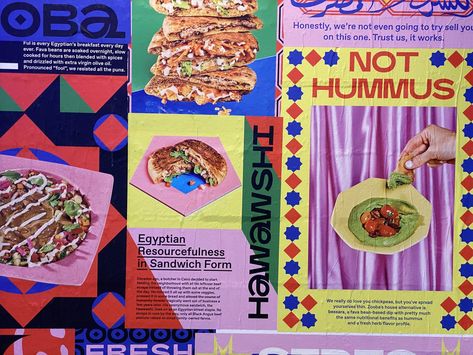 Zooba Restaurant, Egyptian Street Food, Fast Casual Restaurant Branding, Zooba Branding, Casual Restaurant Design, Food Festival Branding, Food Festival Design, Poster Restaurant, Street Posters