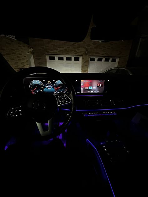 Mercedes Benz Inside Night, Mercedes Benz Interior Night, Late Night Drives Mercedes, Black Truck Aesthetic, Mercedes G Wagon Interior, G Wagon Interior, Truck Aesthetic, Wagon Interior, Aesthetic Photography People