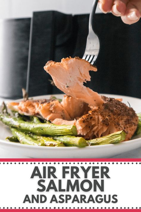 Air Fry Salmon, Salmon With Asparagus, Air Fryer Dinner, Perfect Salmon, Air Fryer Fish Recipes, Salmon Asparagus, Lemon Garlic Salmon, Air Fryer Salmon, Delicious Slow Cooker Recipes