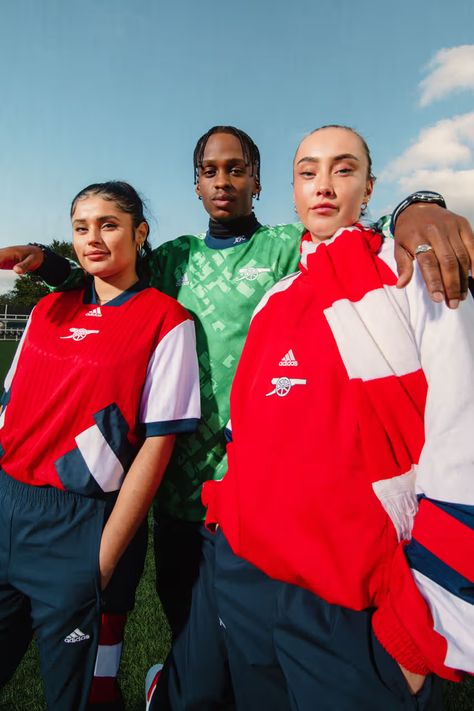 adidas Football Presents Its New "Icons" Collection | Hypebeast Adidas Editorial, Soccer Shoot, Football Presents, Sport Editorial, Sports Fashion Editorial, Arsenal Jersey, Football Photography, Adidas Retro, Retro Collection