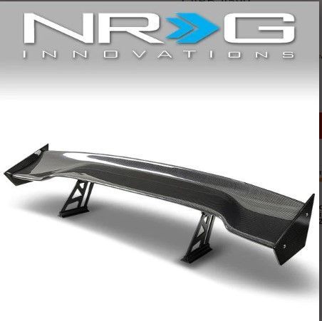 The rear spoilers from NRG Innovations are made from carbon fiber for light weight and strength, and they help reduce drag, add downforce, and improve traction. Perhaps best of all, they look outrageous! Universal fit spoilers fit most vehicles with a trunk. Car Spoiler Design, C6 Corvette, Carbon Fiber Spoiler, Seat Leon, Car Body, Motor Racing, Street Cars, Car Culture, Add Ons