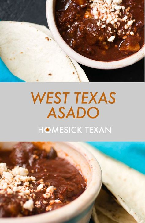 West Texas asado, a pork and ancho chile stew | Homesick Texan Pork Asado Mexican, Mexican Asado Recipe, Texan Food, Texan Recipes, Latino Recipes, Texas Recipes, Southern Foods, Homesick Texan, Pork Meals