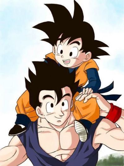 bola de drac Gohan And Goten, Goten Y Trunks, Goku And Gohan, Son Gohan, Dragon Ball Super Wallpapers, 17 Kpop, Dbz Art, Dragon Ball Image, Anime Dragon Ball Goku