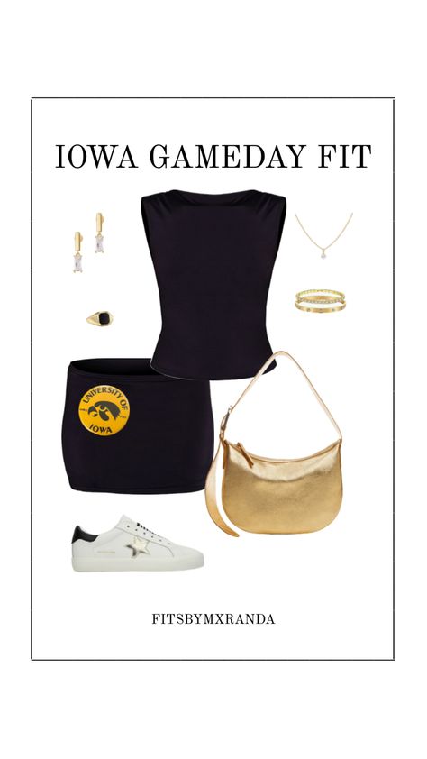 IOWA GAMEDAY FIT | LTK IN BIO #outfitinspo #gamedayfit #gamedayoutfit #gameday #outfit #iowa Iowa Game Day Outfit, Game Day Looks, Gameday Fits, Game Day Fits, Inspo Reference, Business Clothing, Iowa Hawkeyes, Gameday Outfit, Iowa