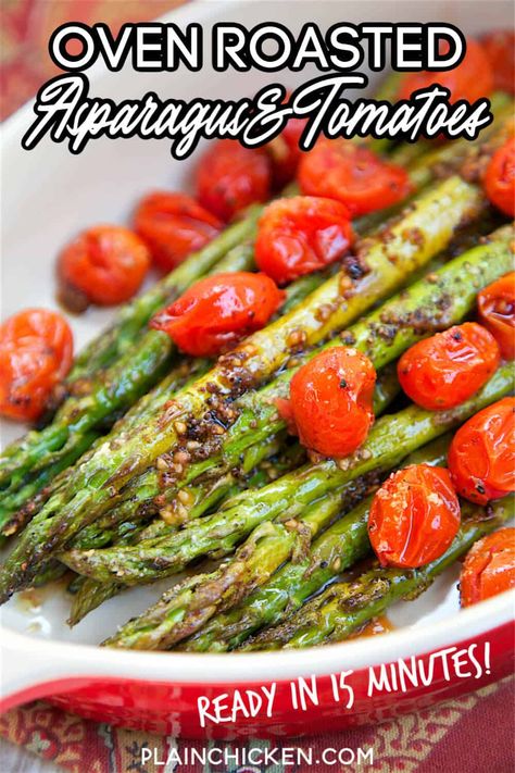 Grape Tomato Recipes, Asparagus Grilled, Asparagus And Tomatoes, Asparagus Side Dish, Recipe Asparagus, Easy Asparagus, Asparagus Recipes Oven, Best Asparagus Recipe, Grilled Asparagus Recipes