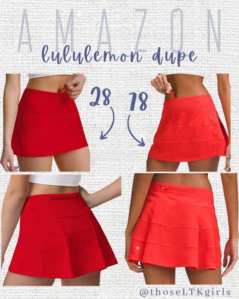 Amazon Find, Pleated Tennis Skirt, Budget Friendly Active Wear, Cute Gym Outfit, Affordable Workout Attire, Built-In Pockets, Golf Skort, Lulu Dupe, Running Lululemon Pace Rival, Golf Skirt, Cute Gym Outfits, Pleated Tennis Skirt, Workout Attire, Golf Skort, Tennis Skirt, Gym Outfit, Everyday Look