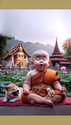 Monk Cartoon, General Knowledge For Kids, Funny Cartoon Images, Dope Cartoons, Baby Buddha, Gautam Buddha, Buddha Artwork, Little Buddha, Dont Touch My Phone Wallpaper