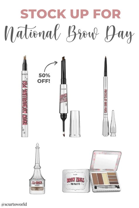 Benefit Eyebrows, Eyebrow Drawing, Brow Products, Benefit Brow, Ulta Makeup, Waterproof Eyebrow Pencil, Brow Artist, Brow Wax, Waterproof Eyebrow