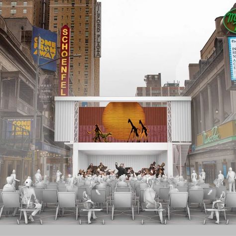 Theatres | Dezeen Utah City, Container Park, Containers House, Concept Landscape, New York Broadway, Open Air Theater, Open Architecture, Cladding Design, Dinner Theatre