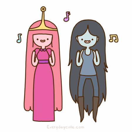 Princess Bubblegum and Marceline | Adventure Time Adveture Time, Marceline And Princess Bubblegum, Land Of Ooo, Marceline And Bubblegum, Marceline The Vampire Queen, Bravest Warriors, Finn The Human, Jake The Dogs, Princess Bubblegum