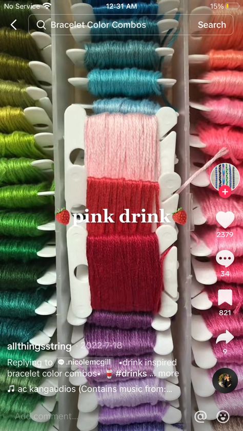 Summer Thread Bracelet Colors, Friendship Bracelet Colors Combinations Aesthetic, 3 Color Bracelet Combos, Colour Combos For Bracelets, Braided Bracelet Color Combos, Thread Bracelet Color Combos, Cute Colour Combos For Bracelets, String Bracelet Color Combos, Bracelet Color Combos