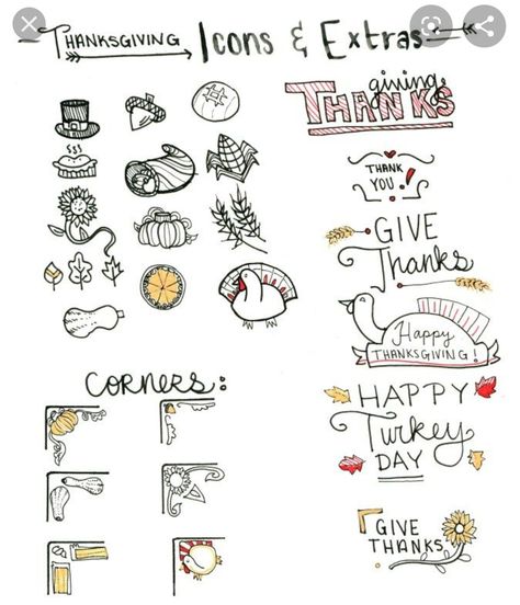 November White Board Ideas Calendar, November Calendar Ideas White Board, November White Board Ideas, Thanksgiving Doodles Easy, November Journaling, Turkey Doodle, Mindless Doodles, Thanksgiving Doodles, Sketch Notes Doodles