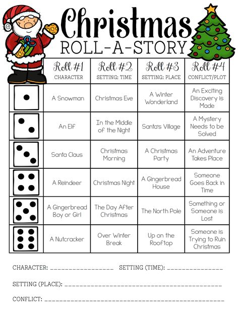 Christmas Roll-a-Story FREEBIE!! You can easily modify for use in a Spanish class. Roll A Story Christmas, Roll A Christmas Story, Christmas Teaching Ideas, Grade 5 Christmas Activities, New Year Story Ideas, Christmas Activities For Second Grade, Christmas Activities School, Christmas Writing Ideas, School Christmas Activities