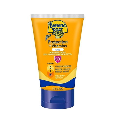 Amazon.com: Banana Boat Protection + Vitamins Sunscreen for Face SPF 50 | Travel Size Sunscreen with Vitamin C & Niacinamide for Face | Banana Boat Fragrance-Free Face Sunscreen with Niacinamide, 2 oz. : Beauty & Personal Care Cleaning Room Aesthetic, Clean Home Aesthetic, Clean Beauty Aesthetic, Clean Room Aesthetic, Banana Boat Sunscreen, Travel Size Sunscreen, Baby Sun Protection, Cleaning Room, Powder Sunscreen