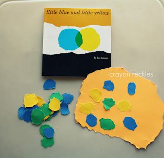 activities to go along with this book Little Blue And Little Yellow Activities, Picture Book Activities, Book Collage, Report Covers, Leo Lionni, Preschool Colors, Colour Mixing, Mixing Colors, Teaching Colors