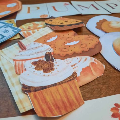 FREE THIS WEEK! Dramatic play Pumpkin Spice Coffee Shop printables! Over 20 pages of printable menus, signs, drinks, treats, money, and banner to create your own pretend play cafe! I've been having so much fun playing this with my girls this week! Want to join the fun? Comment CAFE and I will send you the link, or head straight over to my link in bio! #homeschoolresources#dramaticplay#pumpkinspiceeverything #homeschoolcommunity Coffee Shop Printables, Play Cafe, Spice Coffee, Printable Menu, Pumpkin Spice Coffee, Creating Passive Income, Dramatic Play, Homeschool Mom, Homeschool Resources